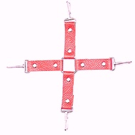 Cross Buckle Love Teeth Back Connection Buckle Teeth Accessories Accessories Cross Home Accessories 