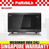 Sharp R-34SI-BS Basic Inverter Microwave Oven (34L)
