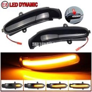 台灣現貨適用於奔馳 C 級 W203 S203 CL203 2001-2007 LED 動態轉向信號燈側鏡閃爍器順序燈