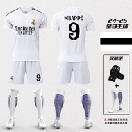 Bộ Đồng Phục Bóng Đá Trẻ Em Real Madrid Arsenal Cristiano Ronaldo Mbappe Bộ Đồ Tập Luyện Bóng Đá Bộ