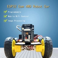 【Tech-savvy】 Esp32 Cam 4wd Smart Robot Car Kit For Arduino Programming Complete Educational Esp32 Di