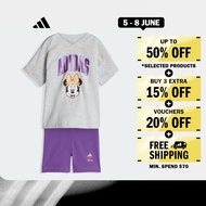 adidas Lifestyle ADIDAS DISNEY MINNIE MOUSE T-SHIRT SET Women Grey JZ3549