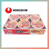 🇰🇷 [NONGSHIM] Kimchi Sabalmyun Korean Instant Noodle Ramen Cup Ramyun 86g 6Pack