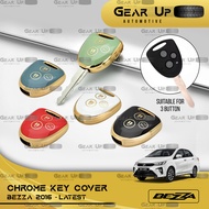 [𝗣𝗥𝗘𝗠𝗜𝗨𝗠] Perodua BEZZA G SPEC Car Key Cover Casing Case Sarung Kunci Accessories Bodykit Gear Up Accessori 2022 2023