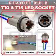 CPO (0975) T10/T15 Led Bulb Socket Connector W5W 168 194 Car Lamp T10 Led Bulb T15