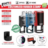 [Fast Delivery] Customize Rubber Stamp Self-inking TRODAT Stamp Printy Stamp (46019/46025/4630)