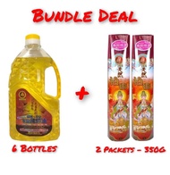 Bundle deals - Praying crystal oil 1 Carton + 2 Packets of Premium Natural Cedarwood incense joss stick