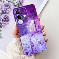 เคสสำหรับ Vivo Y29 4G มีสไตล์พิมพ์ลายผีเสื้อดอกไม้บางนุ่มเคสสำหรับ Vivo โทรศัพท์ Vivo Y29 Y 29 VivoY