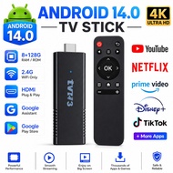 TV Stick Android 14.0 4K 8+128G UHD Google TV Streaming Media Player YouTube Netflix M98 VIDEO STICK