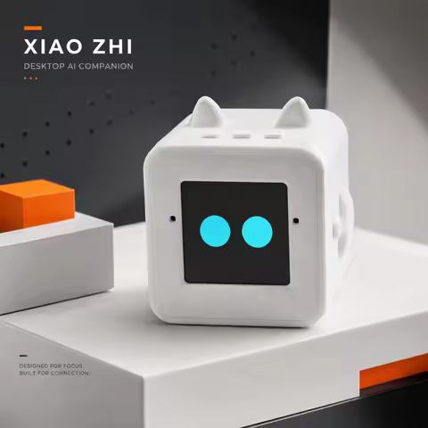EMO XiaoZhi Mini AI Robot | Smart Voice Chatbot, Emotional Interaction, Personalized AI Companion, M