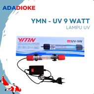 YMN UV Aquarium Lamp 9 Watt UV Aquarium Sterilization Lamp 9 Watt UV Lamp Aquarium UV Filter Lamp