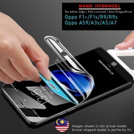 Oppo F1+F1sA3sA5A7R9R9sA59 Hydrogel Soft Nano Screen Protector Film [Full Edge Cover][Anti FingerPri