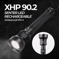 Xlamp Rechargeable LED Flashlight XHP90.2 Flashlight USB Rechargeable - JHS522X