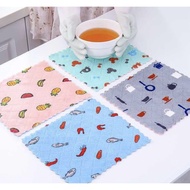 Kitchen Table Cloth Soft Character Cloth Size 25 X 25 Cm