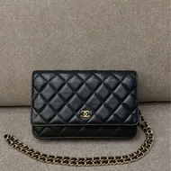 香奈兒荔枝皮黑金woc