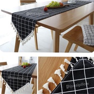 Long Guest Tablecloth / Tv Tablecloth Long Tassel Table Runner Dining Tablecloth / Aesthetic Tablecl