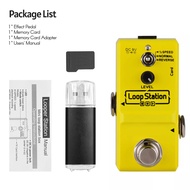 musdosg Ammoon Loop Station Mini Guitar Looper Effect Pedal 10 Minutes Recording Time 3 Working Mode
