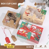 Cupcake Box 4, 6, 12 Holes Ivory Cupcake Box with Holes Cupcake Box with Holes 4, 6, 12 Cups Cake Bo