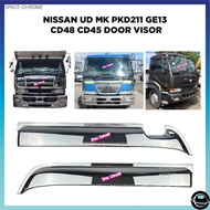 NISSAN UD CD48 CD45 GE13 MK PKD211 CWA451 DOOR VISOR CHROME 1 SET