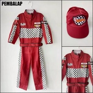 Professional Uniform for Children F1 Racers, TF Boys Costume