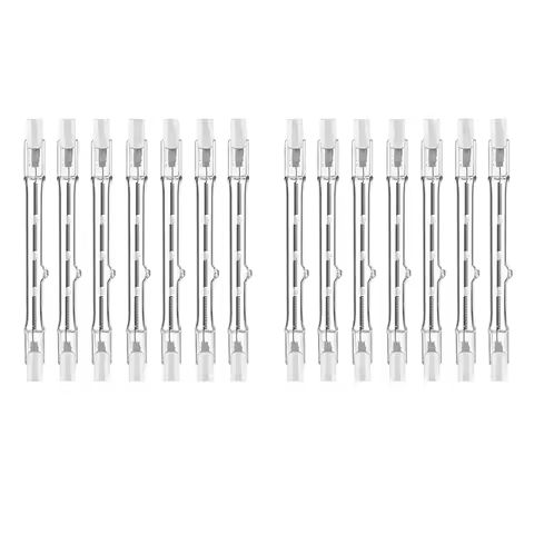HRBAJ-R7s Halogen Light Bulbs, 14 Packs R7s Bulb 118Mm Dimmable 230V Halogen Bulbs, Linear Light Bul