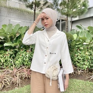 KEMEJA Byvia - Daily Basic Shirt / Vintage Shirt / Plain Top