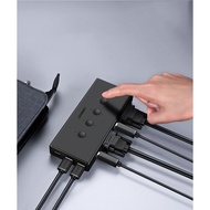 KVM Premium 4in1 VGA Switch | Genuine Ugreen 50280 | Connect 4 CPUs Sharing 1 Screen and 3 USB Ports