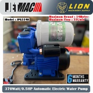 JETMAC 370Watt/0.5HP Automatic Electric Water Pump JPG3540 - 1" x 1" in/outlet - 6 Months Local Warranty -