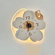 Flower Acrylic Wall Clock, Flower Wall Clock, Lamp Wall Clock, Acrylic Wall Clock