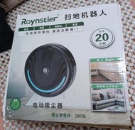 ╭★㊣ 二手 電池式 迷你自動吸塵器【RQYNSTIER 掃地機器人】功能正常 附5片清潔抹布 特價 $199 ㊣★╮