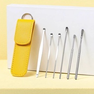 Set of 6 universal ear cleaning tools Japanese artifact spiral wet buckle professional adult home st