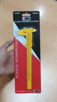 HDT Jangka sorong Manual plastik 150mm caliper sketmat sigmat pvc 15cm