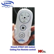 Elmark DC motor Remote - 72' 9 Blades / 60' 3 Blade Ceiling fan model 9TB72 / 9HE72 / 3LN60 Original Remote Control ONLY