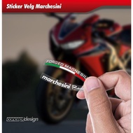 Marchesini Rim Sticker Motorcycle Sticker Rim Sticker