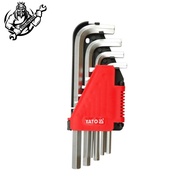 YATO Hex Key 10pcs 2-12mm Cr-V / Code: YT-0508