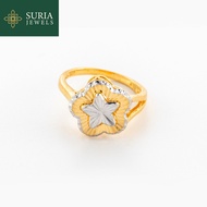 SURIA JEWELS | 2C Cincin Bunga (EMAS 916/22K)