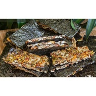Seaweed sandwiched with seeds, mixed seed cakes, breakfast cakes, snacks, suitable for diet, healthy