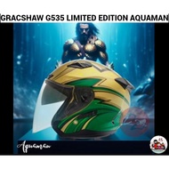 GRACSHAW HELMET G535 (LIMITED EDITION) AQUAMAN