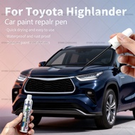 For Toyota Highlander Car Paint Repair Pen Touch Up Scratch Remover DIY Auto Accessories White 089 R