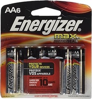 Energizer 06470 - AA Cell 1.5 volt MAX Battery (6 pack) (E91BPF-6)