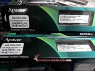 RAM SODDIM APACER 4GB DDR4 RAM LAPTOP