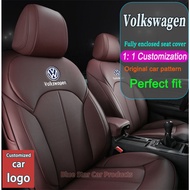Volkswagen logo car seat customization seat cover Tiguan Golf ID.3 ID.4 T-Cross Arteon Beetle Jetta 