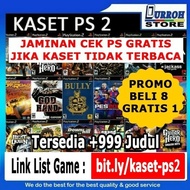 KASET DVD GAME PLAYSTATION 2 / PS2 / PS 2 TERLENGKAP