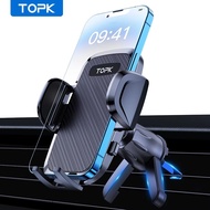 TOPK Universal Car Air Vent Aircon Clip Mount Phone Gravity Holder 360° Rotation
