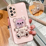 TEMU เคสโทรศัพท์: เคสโทรศัพท์นุ่มพร้อมขาตั้งหมีน่ารัก Y2K, สำหรับ for Samsung for Galaxy M54/F54/M55