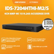 Hikvision IDS-7204HTHI-M2/S 4CH 8MP 4K 1U H.265 OFFICIAL ACUSENSE DVR