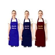 Custom Adult Apron Embroidered Name Apron with Buckle Strap Premium Apron