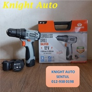DAEWOO DALD138 Cordless Drill 12V c/w 2 Battery 1 Charger ID35457