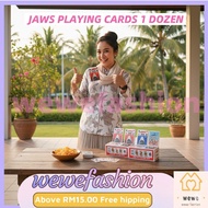READY STOCK【1-Dozen】JAWS I00I 4-Joker Playing Card