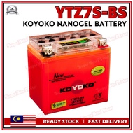 YTZ7S-BS KOYOKO Nanogel Battery / Gel Motorcycle Maintenance Free Battery - NMAX / NVX / SUZUKI BELA